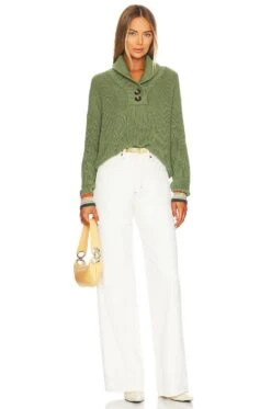 Azzurra Sweater Sage -Fashion Clothing Store 27MR WK418 V4