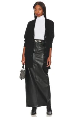 Cardigan Dress Black -Fashion Clothing Store 525A WD72 V4