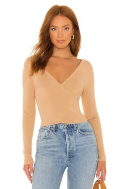 Long Sleeve Top Camel