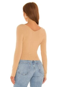 Long Sleeve Top Camel 8 Long Sleeve Top Camel -Fashion Clothing Store 525A WS144 V3