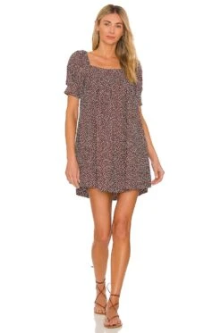 Brianna Dress Sepia Brown