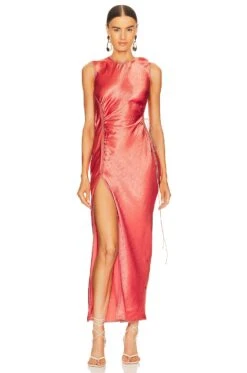 Rosalie Maxi Dress Coral