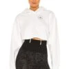 Adidas By Stella Mccartney ASMC Crop Hoodie White