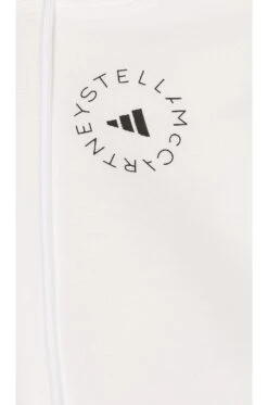 Adidas By Stella Mccartney ASMC Crop Hoodie White 11 Adidas By Stella Mccartney ASMC Crop Hoodie White -Fashion Clothing Store ADID WK13 V5