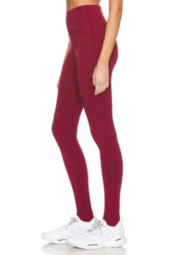 Adidas By Stella Mccartney TrueStrength Yoga Tight Collegiate Burgundy -Fashion Clothing Store ADID WP178 V3
