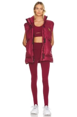Adidas By Stella Mccartney TrueStrength Yoga Tight Collegiate Burgundy -Fashion Clothing Store ADID WP178 V5