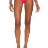 Ruched Bikini Bottom Pink
