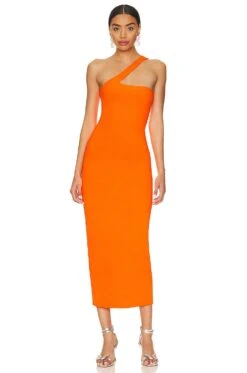 X REVOLVE Sloane Dress Cappuccino -Fashion Clothing Store AFFM WD220 V1