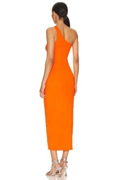 X REVOLVE Sloane Dress Orange -Fashion Clothing Store AFFM WD220 V3