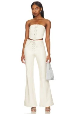 Astrid Pant Ivory -Fashion Clothing Store AFFM WP30 V4