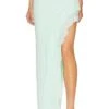 X Revolve Sal Maxi Skirt Ice Blue 2 X Revolve Sal Maxi Skirt Ice Blue -Fashion Clothing Store AFFM WQ47 V1