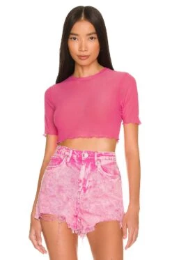 Isla Baby Tee Azalea Pink