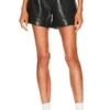 AGOLDE Recycled Leather Angled Hem Short Detox -Fashion Clothing Store AGOL WF66 V1