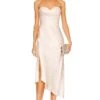 Alice + Olivia Kiyoko Midi Dress Champagne -Fashion Clothing Store ALI WD958 V1
