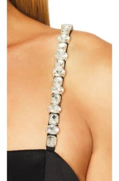 Alice + Olivia Sutton Mini Dress Black -Fashion Clothing Store ALI WD970 V4