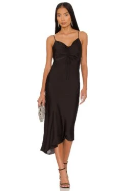 AllSaints Alexia Dress Black -Fashion Clothing Store ALLR WD107 V4