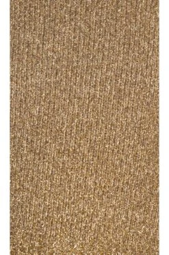 AllSaints Rosetta Tinsel Dress Gold & Khaki Gold -Fashion Clothing Store ALLR WD35 V5