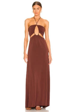 A.L.C. Gabrielle Dress Bitter Chocolate