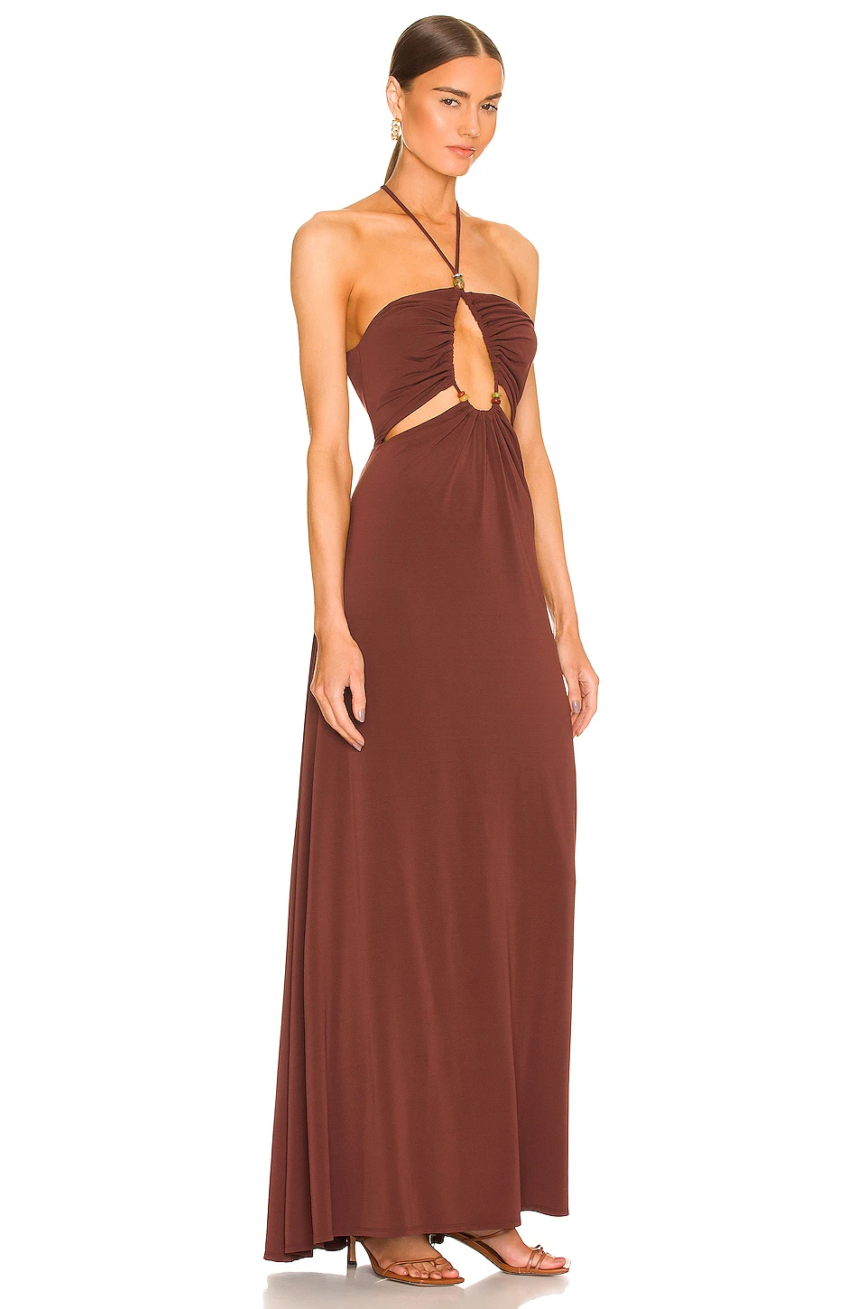 A.L.C. Gabrielle Dress Bitter Chocolate 4 A.L.C. Gabrielle Dress Bitter Chocolate - Image 2