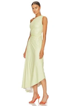 A.L.C. Delfina Dress Canary -Fashion Clothing Store ALX WD392 V3