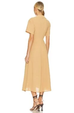 A.L.C. Florence Dress Raffia -Fashion Clothing Store ALX WD411 V3