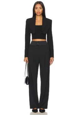 A.L.C. Andrews Jacket Black -Fashion Clothing Store ALX WO68 V4