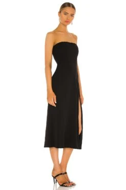 Mandy Midi Dress Black -Fashion Clothing Store AMAN WD1112 V2