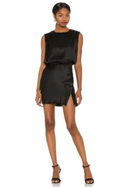 Carmela Dress Black 11 Carmela Dress Black -Fashion Clothing Store AMAN WD1187 V1 1