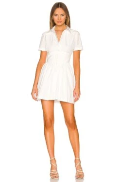 X REVOLVE Saskia Mini Dress Black -Fashion Clothing Store AMAN WD1492 V1