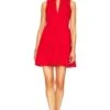 X REVOLVE Connolly Dress Ruby -Fashion Clothing Store AMAN WD1616 V1