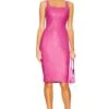 MIDI-KLEID PITTITO Cerise 2 MIDI-KLEID PITTITO Cerise -Fashion Clothing Store AMAN WD1651 V1