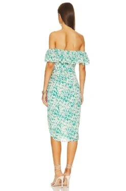 Rosalinda Midi Dress Willow -Fashion Clothing Store AMAN WD1663 V3