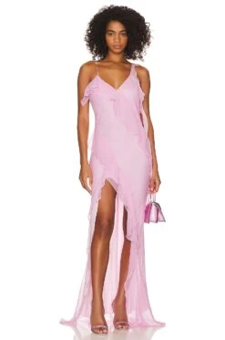 Cassilda Gown Berry -Fashion Clothing Store AMAN WD1765 V1