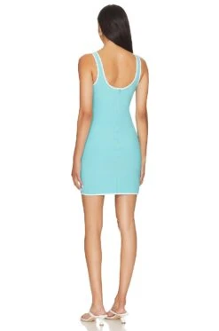 Spritz Dress Ice Blue 7 Spritz Dress Ice Blue -Fashion Clothing Store AMAN WD1787 V3