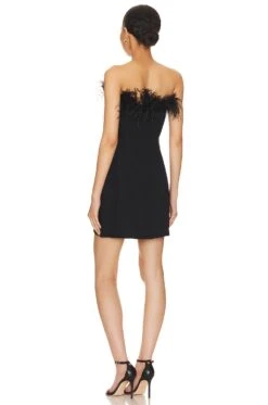 X REVOLVE Amiah Mini Dress Black -Fashion Clothing Store AMAN WD1808 V3