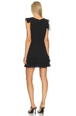 Carissa Mini Dress Black 9 Carissa Mini Dress Black -Fashion Clothing Store AMAN WD1858 V3