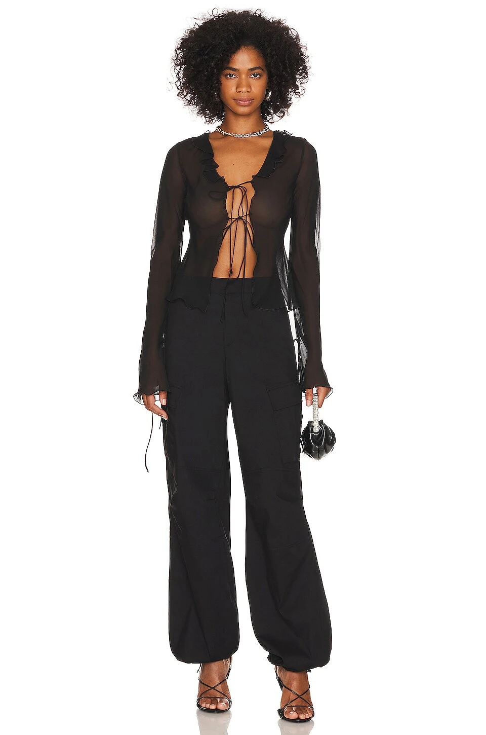 Lizzo Cargo Pants Black 7 Lizzo Cargo Pants Black - Image 5