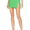 Gioia Mini Skirt Green -Fashion Clothing Store ANDM WQ7 V1