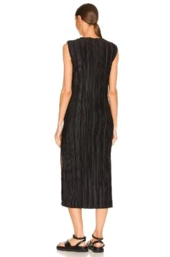 ANINE BING Melanie Dress Black -Fashion Clothing Store ANIN WD56 V3