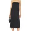 ANINE BING Megan Dress Black -Fashion Clothing Store ANIN WD70 V1