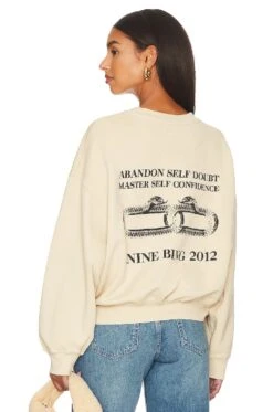 ANINE BING Leo Sweatshirt Serpent Sand