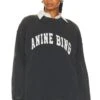 ANINE BING SWEATSHIRT TYLER Washed Black -Fashion Clothing Store ANIN WK147 V1