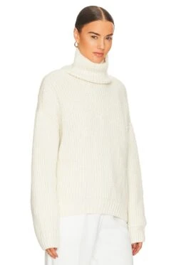ANINE BING Sydney Sweater Cream -Fashion Clothing Store ANIN WK87 V2