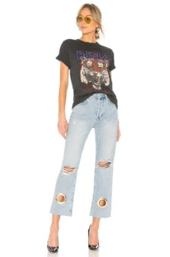 ANINE BING Tiger Tee Black 11 ANINE BING Tiger Tee Black -Fashion Clothing Store ANIN WS70 V5