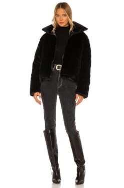 APPARIS Billie Jacket Noir -Fashion Clothing Store APRS WO43 V4