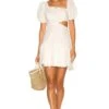Mayfair Dress White -Fashion Clothing Store ASTR WD248 V1