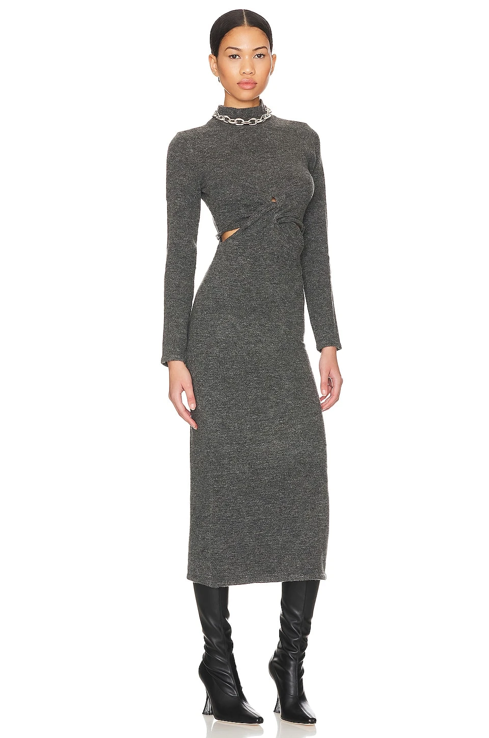 Kenna Dress Grey 4 Kenna Dress Grey - Image 2