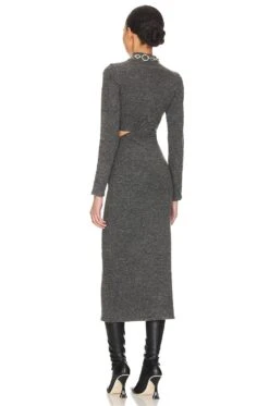 Kenna Dress Grey 7 Kenna Dress Grey -Fashion Clothing Store ASTR WD353 V3