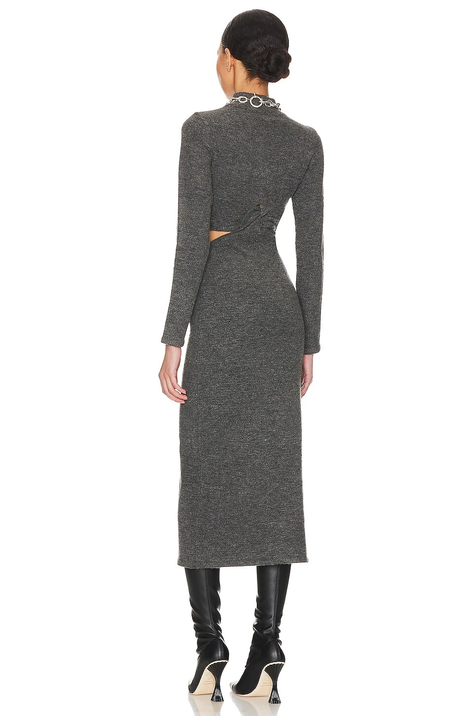 Kenna Dress Grey 5 Kenna Dress Grey - Image 3