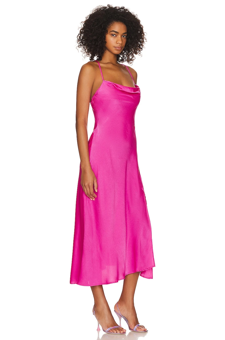 Gaia Dress Bright Fuchsia 4 Gaia Dress Bright Fuchsia - Image 2